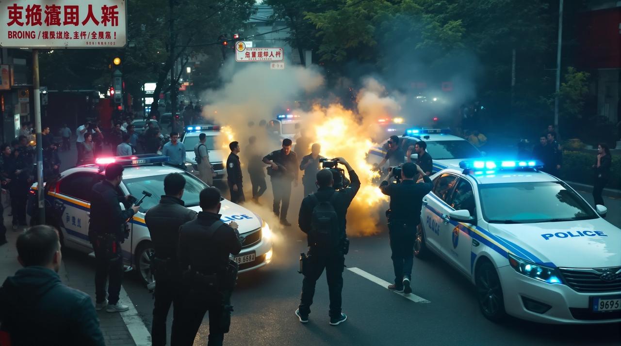 banmeiyiquban.com - 某剧组在拍摄地发生冲突，警方介入调查